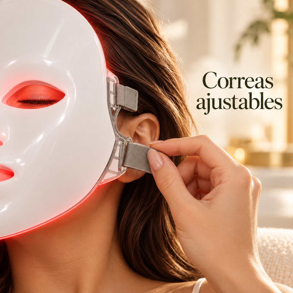 GlowMask: correas laterales ajustables