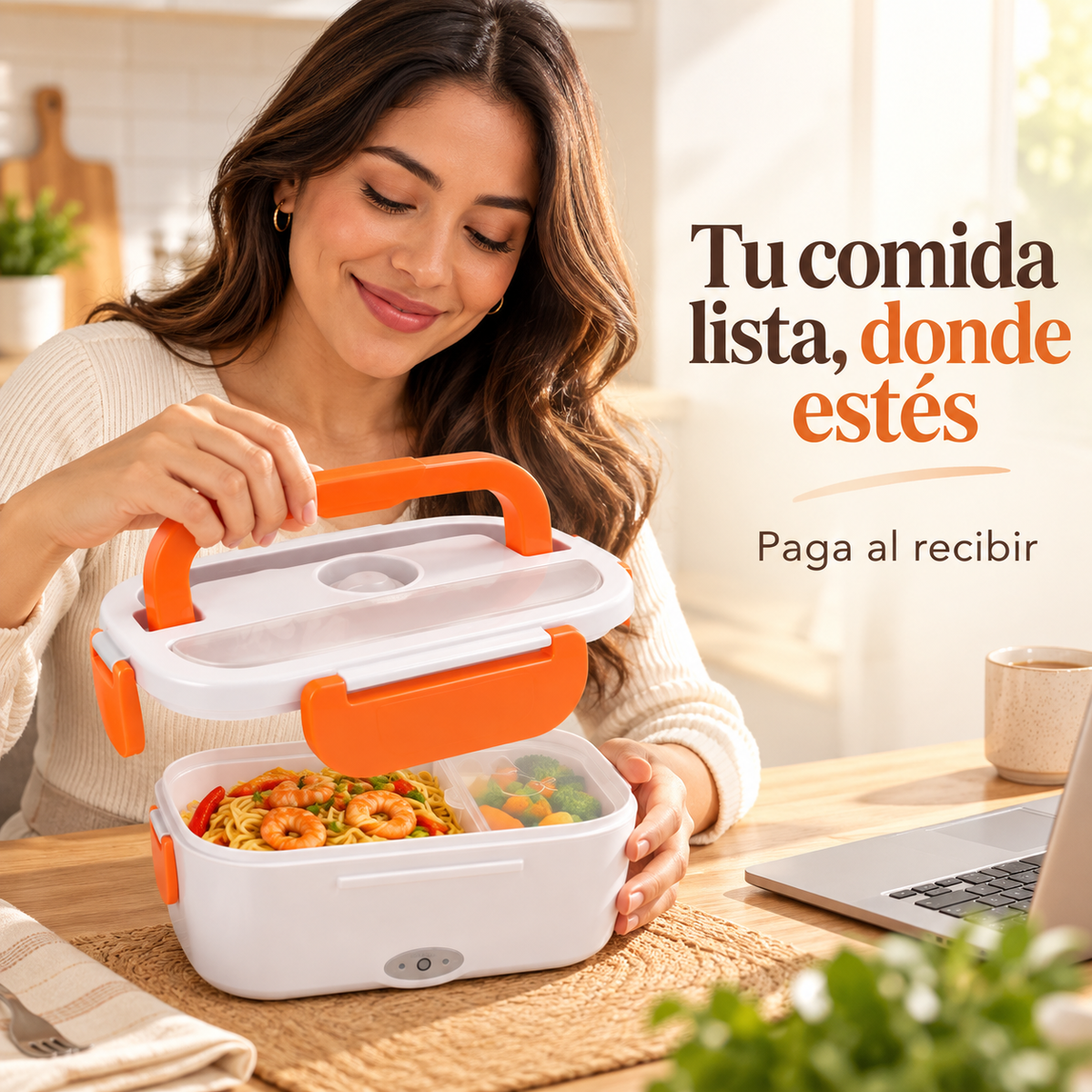 WarmBox: lonchera eléctrica con comida caliente en la oficina